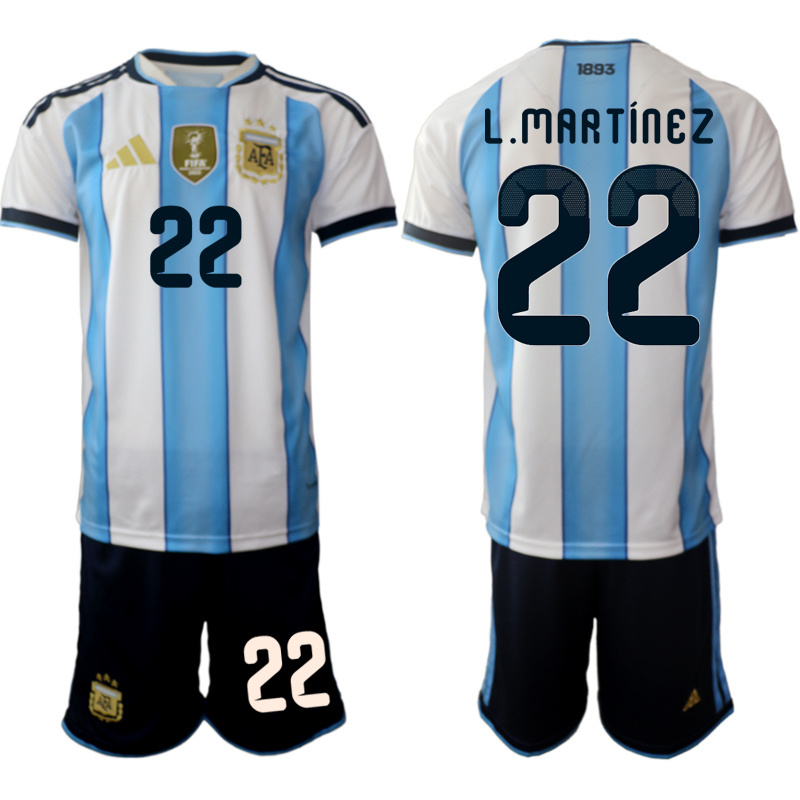 Men Argentina Long sleeve home 04 style 2026 World Cup Soccer jersey